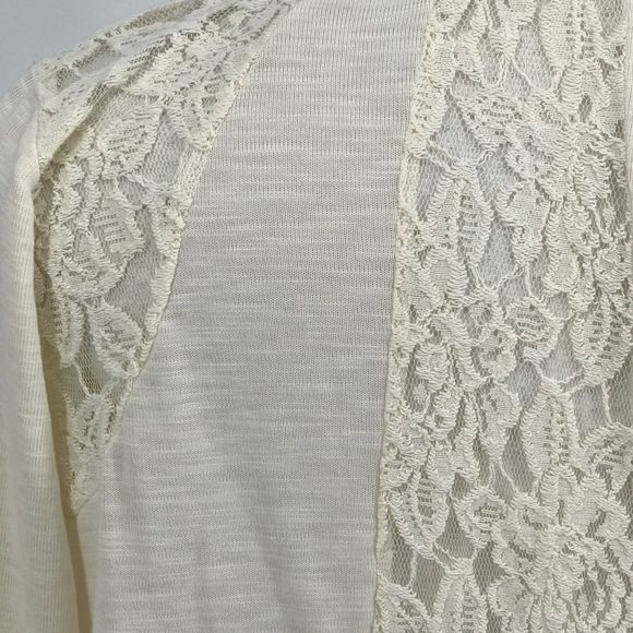 Rewind Knit Long Sleeve Top with Lace Back Detail - Picture 5 of 5